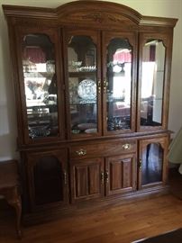 #7 cabinet wood China cabinet 68.5x18x7ft $250.00