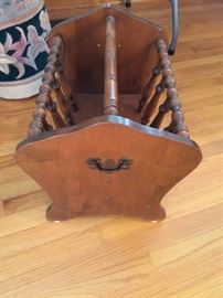 #10 wood magazine rack $50.00