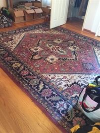 #12 Kanpur collection hand made rug, wool 8x10.5 $175.00