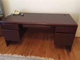 #19 laminate desk 65x29.5x30 $75.00
