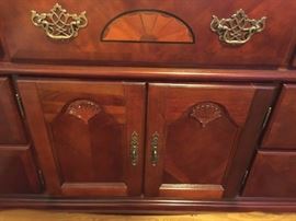 #24 Dresser with triple mirror 68x18x34 mirror 56x46 (2) $275 each $550.00