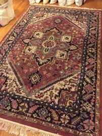 #25 Kampur wool rug 5x8 $75.00