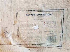 #46 Kampur wool rug 8x10.5 $75.00