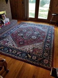 #46 Kampur wool rug 8x10.5 $75.00