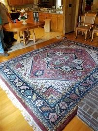#46 Kampur wool rug 8x10.5 $75.00