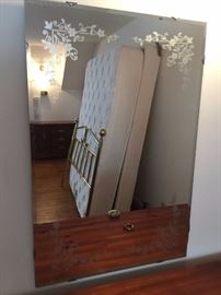 #54 etched mirror 24x36 $45.00