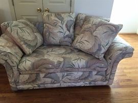 #58 Cream floral Loveseat 6ft $45.00 