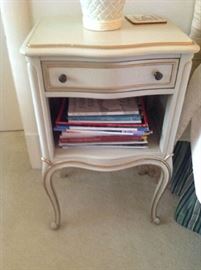 Open  1 Drawer End Table $ 50.00