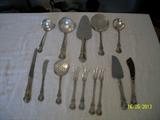 Extra pcs. of Towle Sterling flatware.