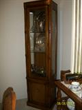 Curio cabinet, lights up
