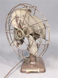 1956 Kenmore Model 336.80902 14" Metal Oscillating Electric Fan, Works