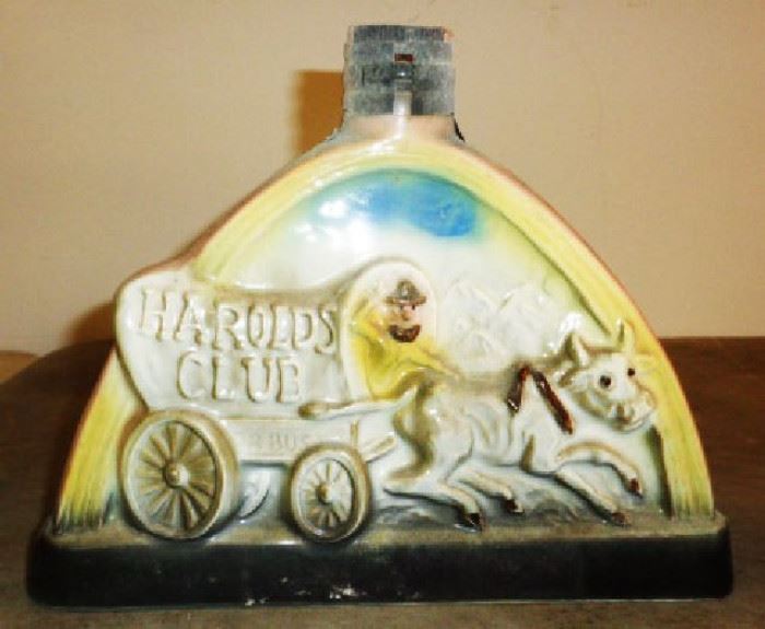 1970s Harold's Club Decanter