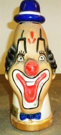 1970s Laughing Clown Decanter