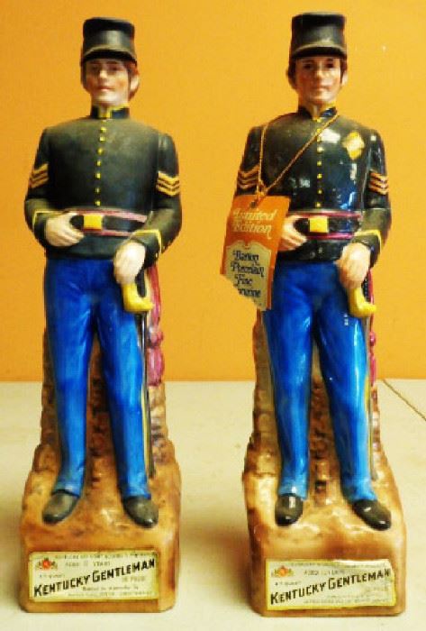 1970s Confederate Soldier Decanters