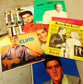 Original Picture Sleeves for 45 records- Elvis Presley, Jerry Lee Lewis