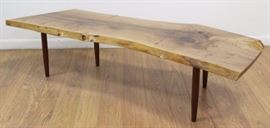 Lot 1138: George Nakashima Turned Leg Coffee Table