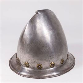 Lot 45: Antique European Metal Helmet