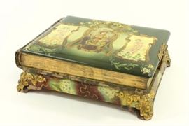 Lot 65: Victorian Photo Album on Base