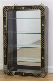 Lot 88: Chinoiserie Wall Hanging Cabinet