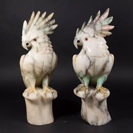 Lot 342: 2 Onyx Parrots