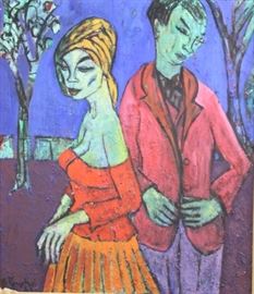 Lot 1028: B. Rosenthal, Couple