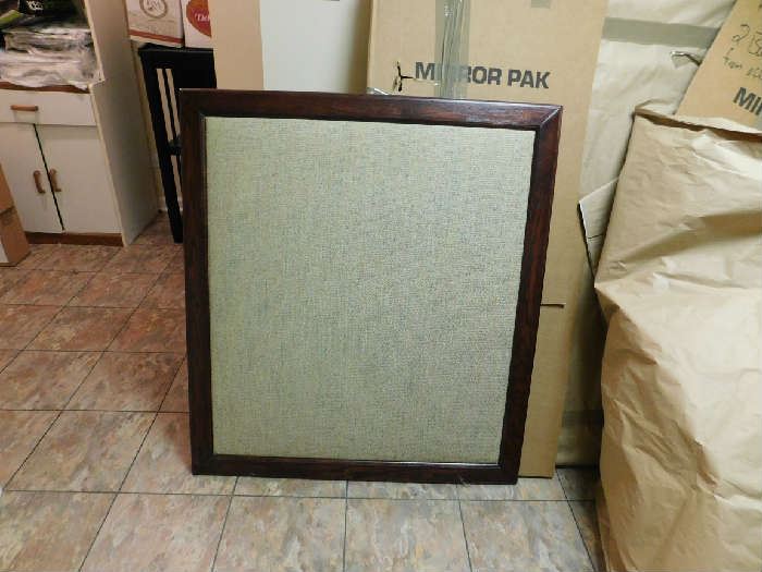 1 of 2 - These are great "formal" custom made cork boards; for office or kitchen.