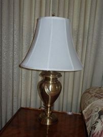 1 of 2 Stiffel brass lamps