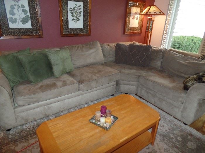 4 piece sectional sofa; bought at  Pottery Barn 