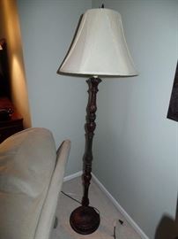 Floor lamp with 3 matching table lamps