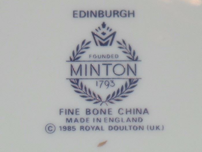 Edinburgh - Minton fine bone china