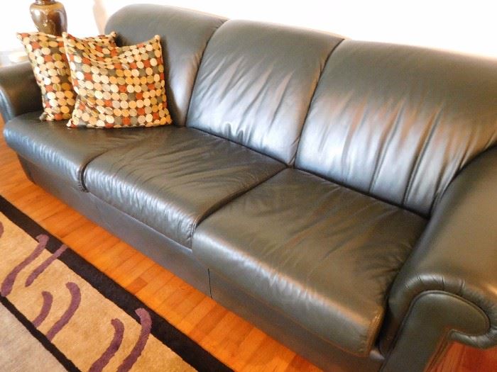 leather  sofa