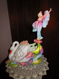 Porcelain of Nymph & Swan