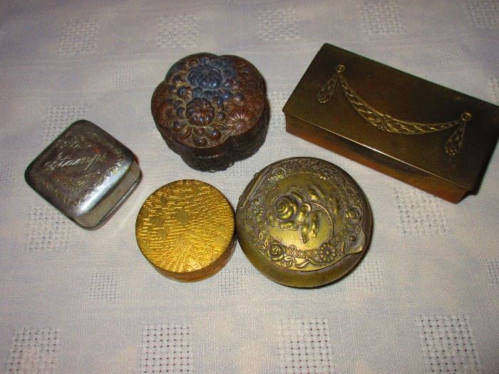 Group of Antique Snuff Boxes