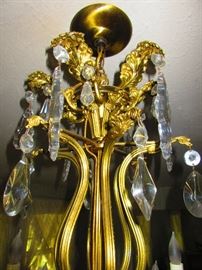 Detail of Colossal Antique French Chandelier