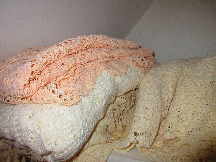 Vintage Hand-Knitted Blankets