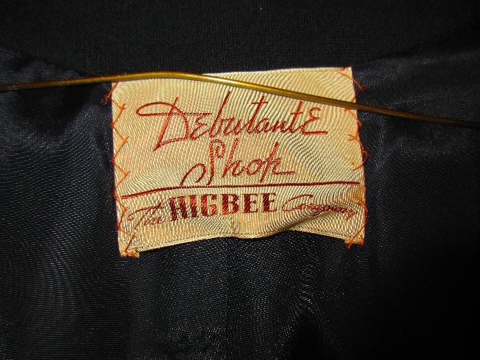 Detail of Vintage Coat by The Higbee Company