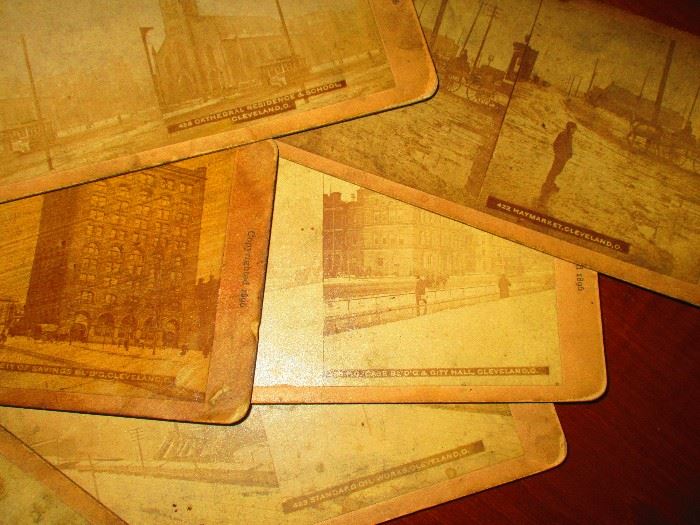 Antique Cleveland Stereoscope Cards
