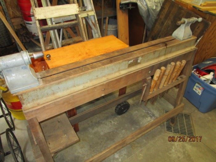 3 ft lathe bed