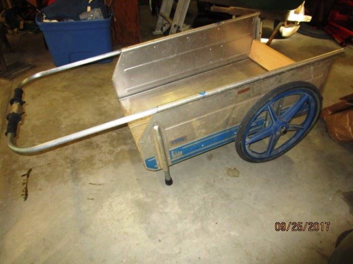 metal yard cart