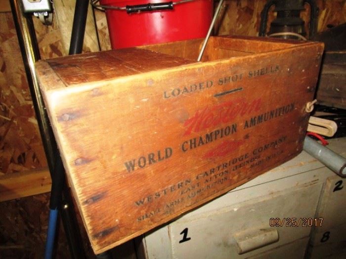 Western ammo box/ice fishing box