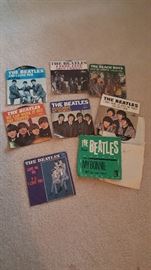 45's featuring the Beatles, The Rolling  Stones, The Beach Boys, Disney and many more
