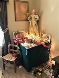 Large Angel Tree Topper, other Christmas items