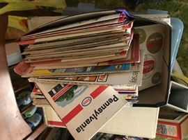 Vintage road map collection by the lot