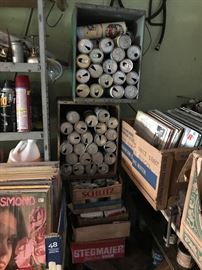 Many beer cans
