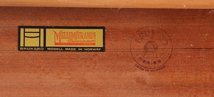Bruksbo rosewood chest, made in Norway