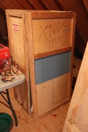 INSULATED shipping/storage crates - perfect for storing items in hot or cold conditions.  SEE GAY IF INTERESTED.