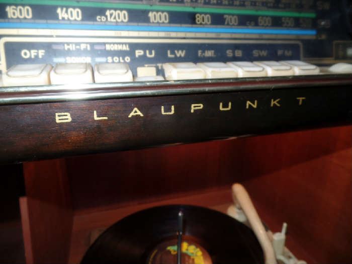 Rare Blaupunkt Arkansas 57 Stereo with bar