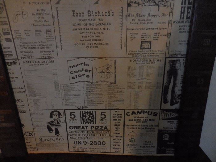 Vintage Neighborhood Ad Paper