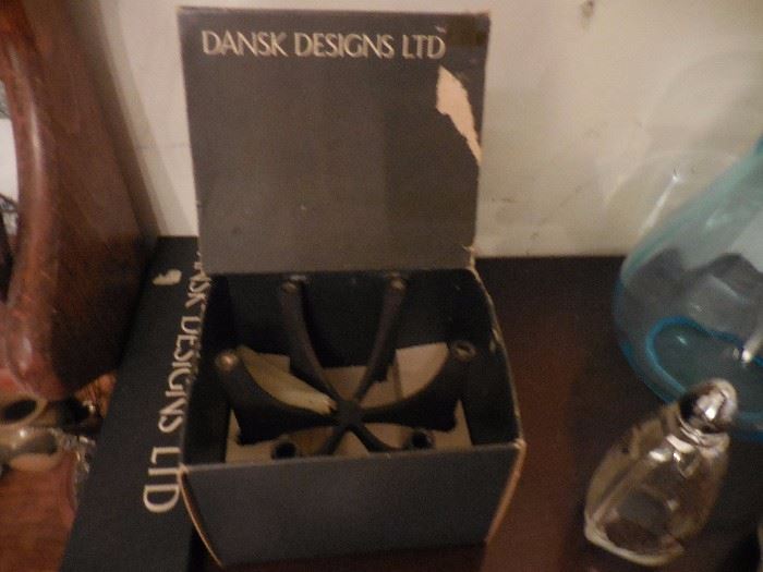 Dansk Thin Candle Holder/Box