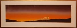 ORIGINAL 1968 Ed Ruscha 8 color Hollywood sign ScreenPrint. Number 98/100